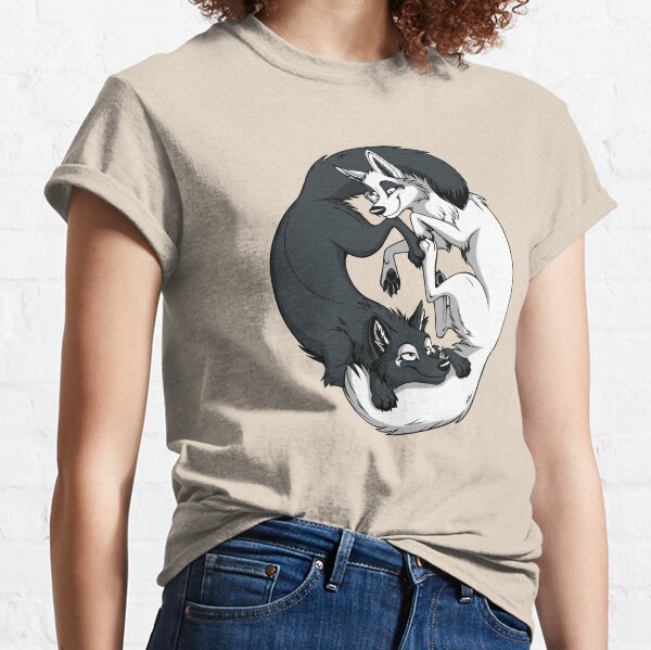 Yin & Yang Foxes Classic T-Shirt