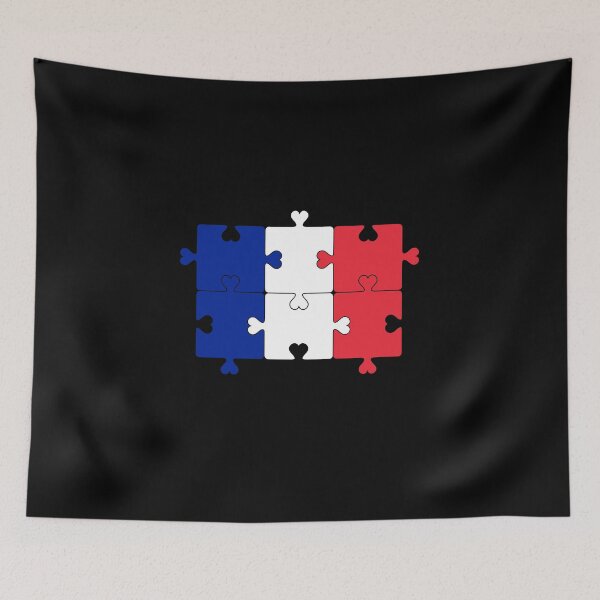 Item preview, Autism Heart Jigsaw Puzzle of France Flag  designed and sold by Chakibalami.