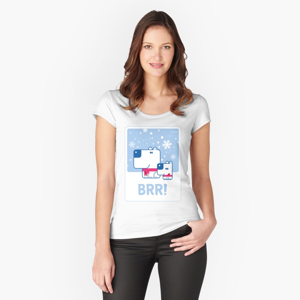 Item preview, Fitted Scoop T-Shirt designed and sold by drawingbusiness.