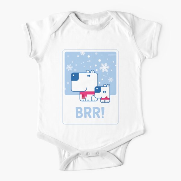 BRR! Short Sleeve Baby One-Piece
