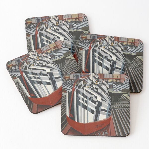 Item preview, Dazzle-ships in Drydock at Liverpool-Edward Wadsworth designed and sold by LexBauer.