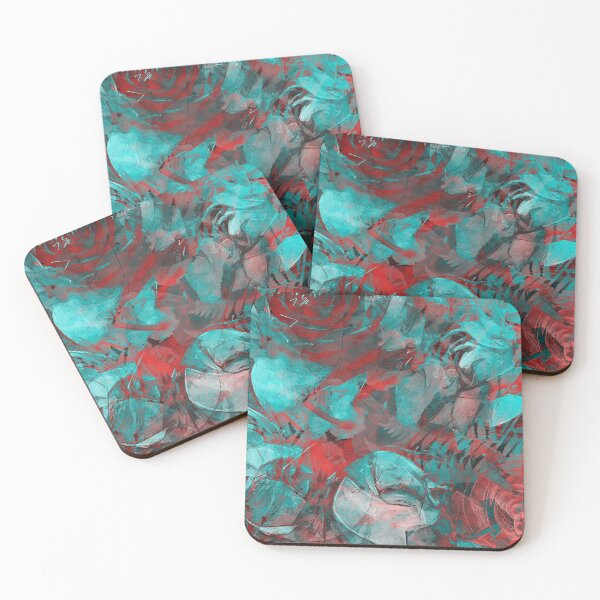 Item preview, blue and red flora #botanical designed and sold by JBJart.