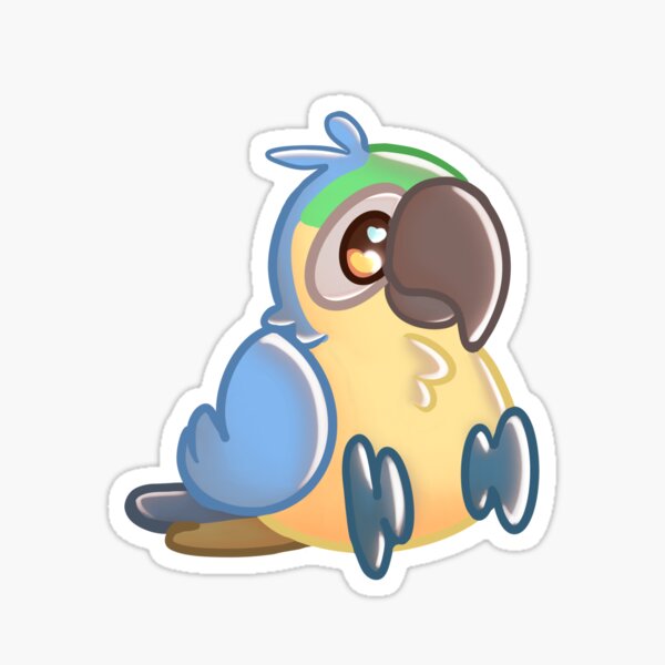 Blue and Yellow Macaw Sticker