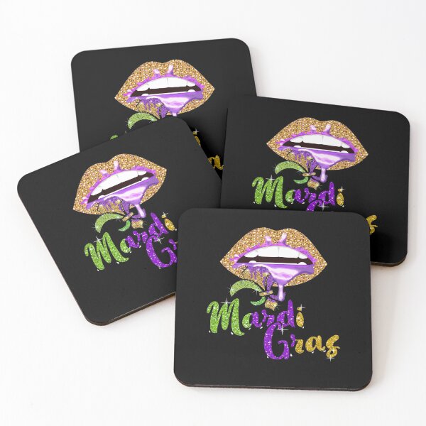 Item preview, Mardi Gras 2020 - Lip Biting Diamond Shining Festival Parade Gift designed and sold by Dressed For  Duty.