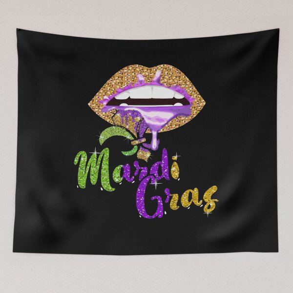 Item preview, Mardi Gras 2020 - Lip Biting Diamond Shining Festival Parade Gift designed and sold by Dressed For  Duty.
