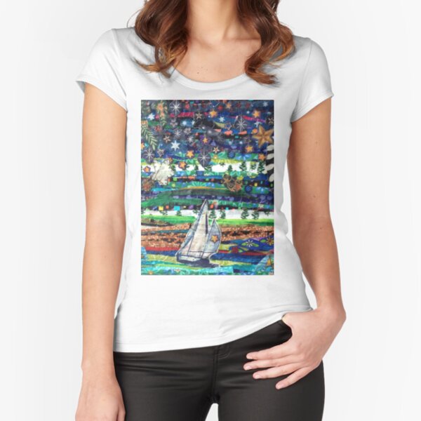 Twilight Cruise Fitted Scoop T-Shirt