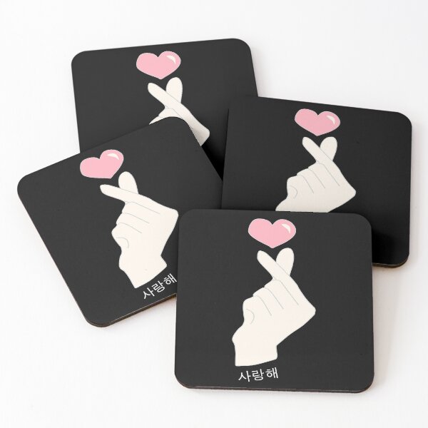 Item preview, Kpop korean finger heart design  designed and sold by NoonaStudio.