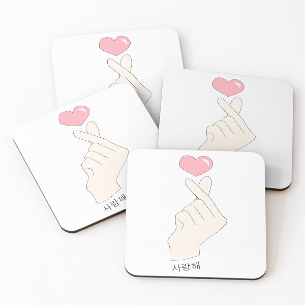 Item preview, Kpop korean finger heart designed and sold by NoonaStudio.