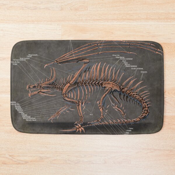 Item preview, Western Dragon Skeleton Anatomy designed and sold by Thedragonofdoom.