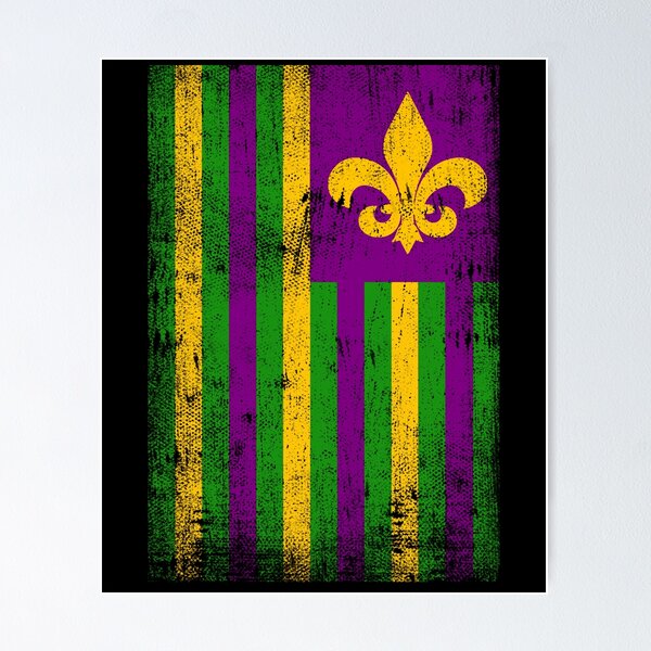 Mardi Gras 2020 - Fleur De Lis Mardi Gras Sticker for Sale by  MagicBoutique