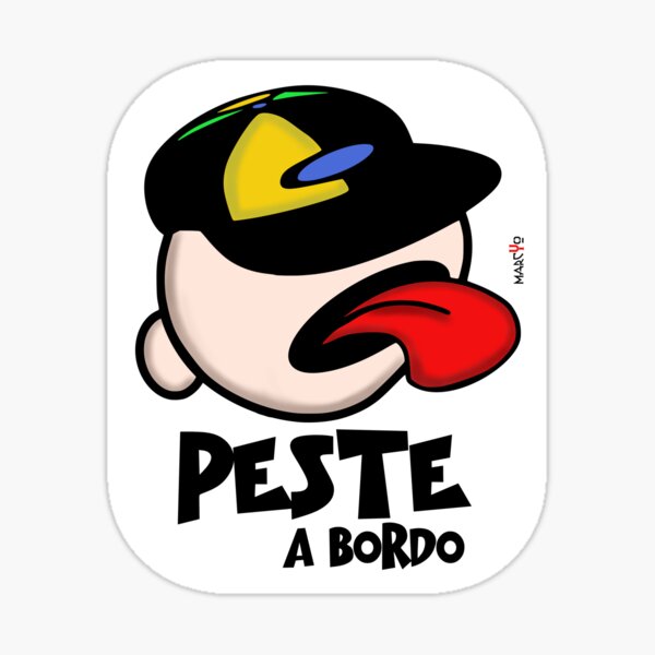 Peste a Bordo Sticker
