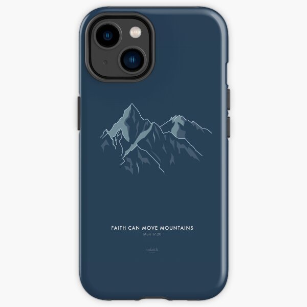 Mountains Christian Design Blue