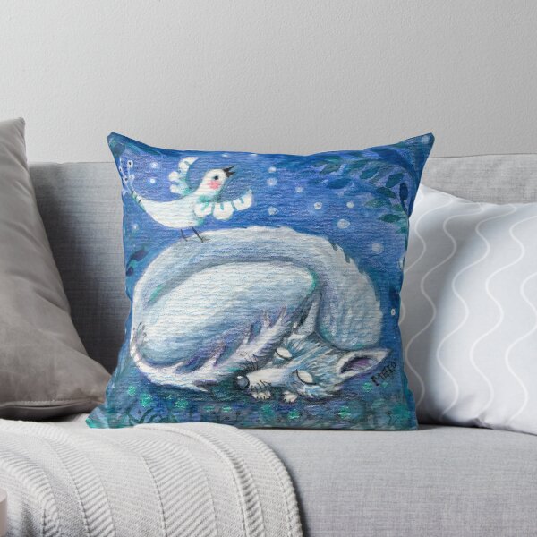 Sing While I Sleep Throw Pillow