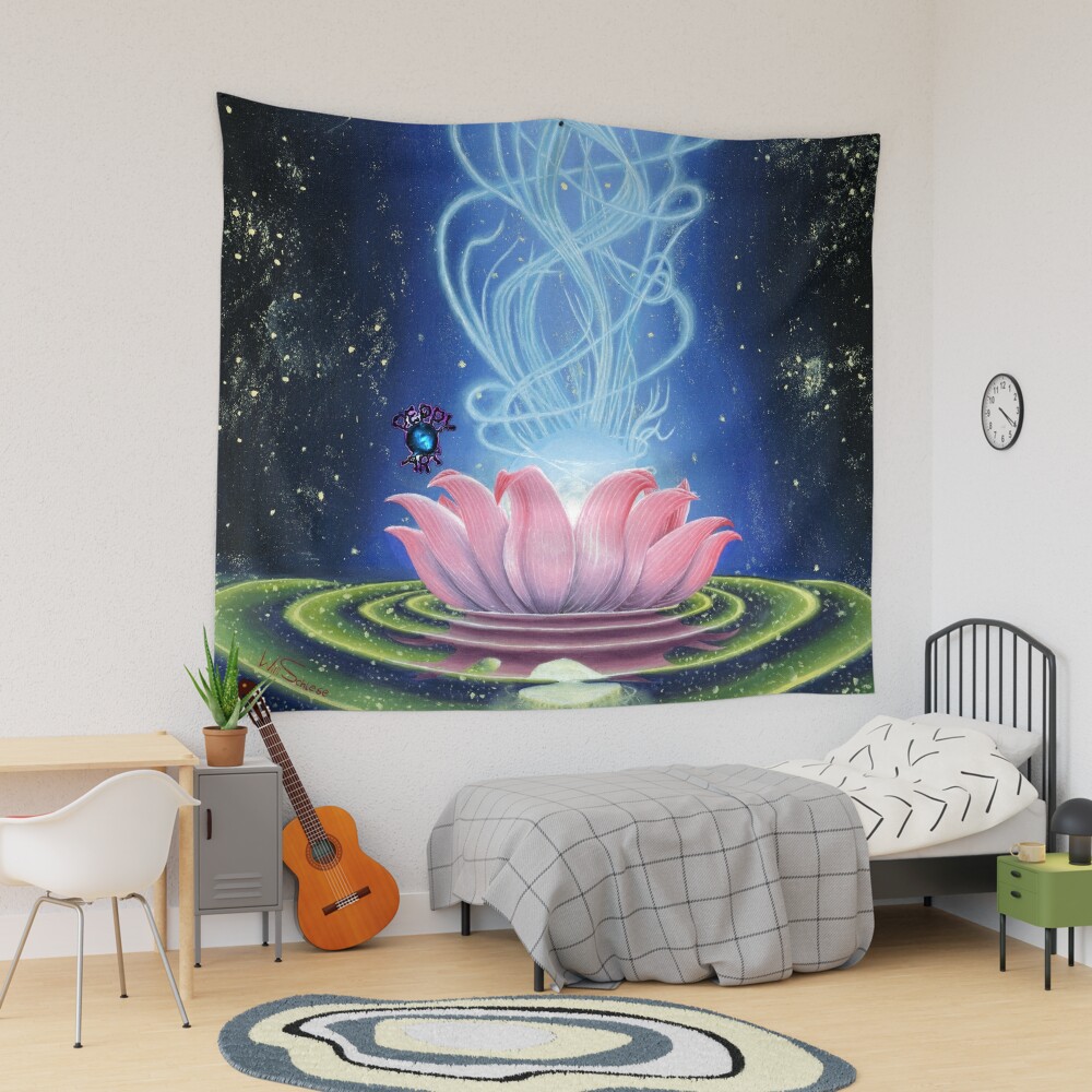 Lotus outlet flower tapestry