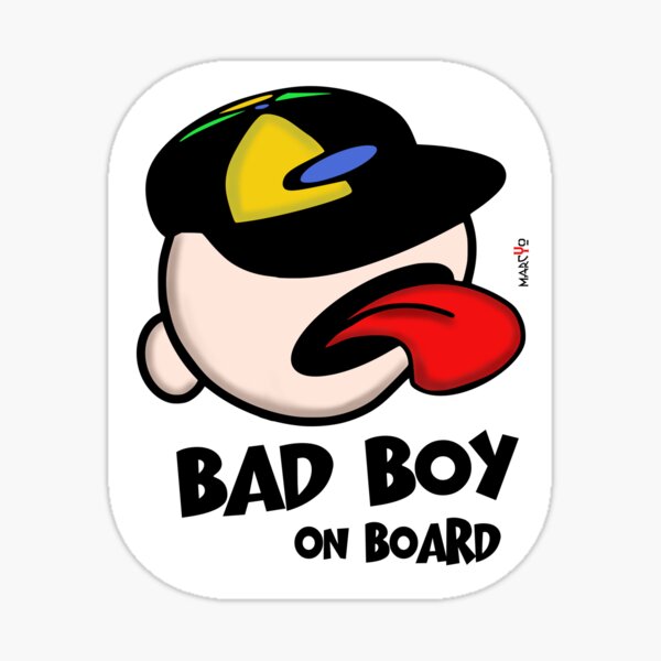 Bad Boy on Board Sticker