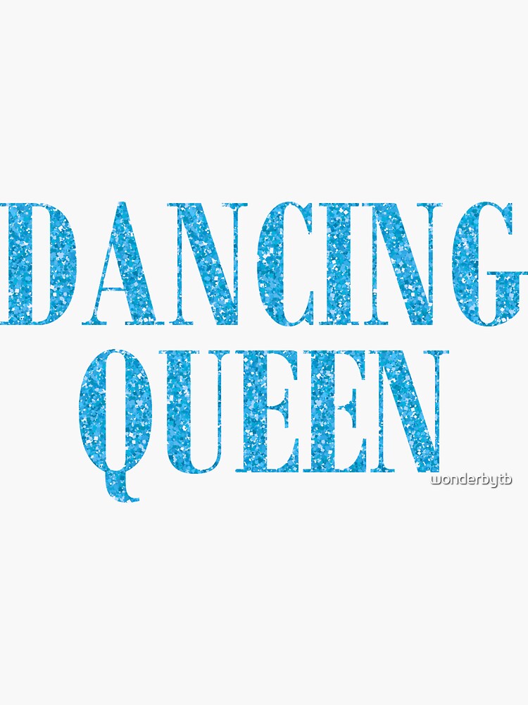 Dancing Queen, Dancing, Dance Wavy Text PNG file, perfect for decals  Sublimation, Transfers, T-Shirts, Cups and More