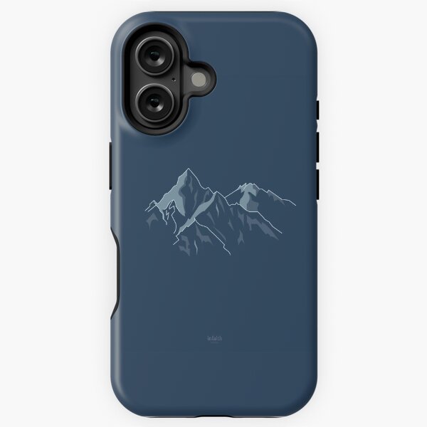 Vista previa del artículo con la obra «Montañas (azul)», diseñado y vendido por Infaith-designs.