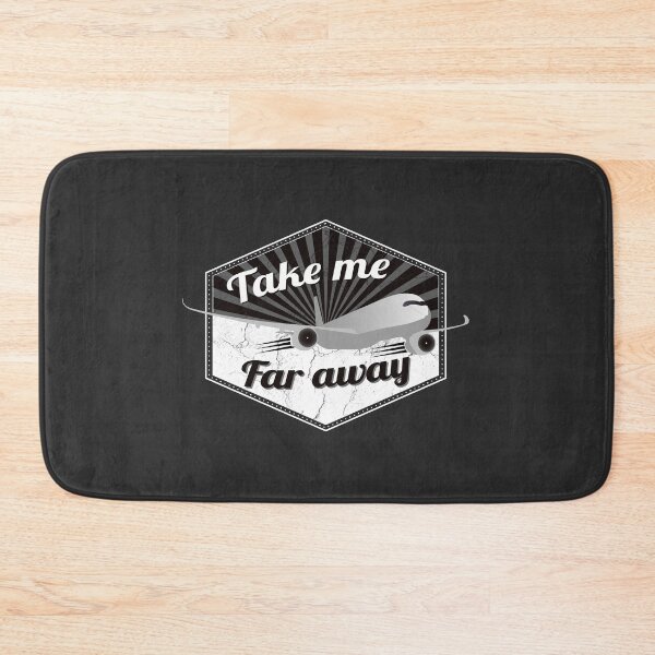 Item preview, Take me far away - Travel Black / White Cracked Design designed and sold by FouDeeziner.