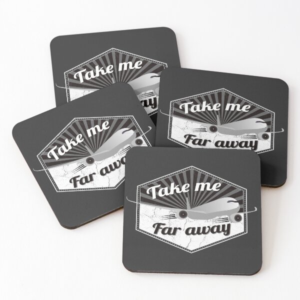 Item preview, Take me far away - Travel Black / White Cracked Design designed and sold by FouDeeziner.