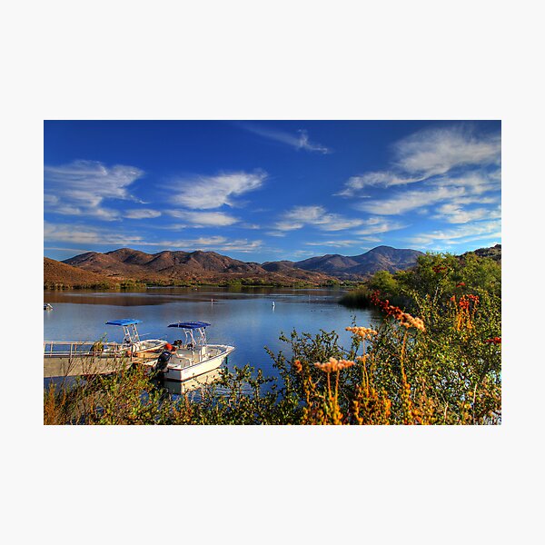 Lake Skinner Boating Photographic Print
