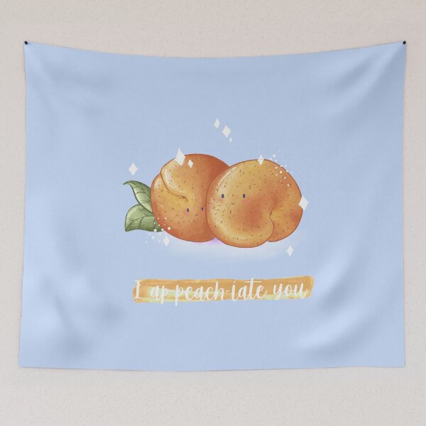 Item preview, I ap-peach-iate you cute pun peach card designed and sold by AliciaBarten.