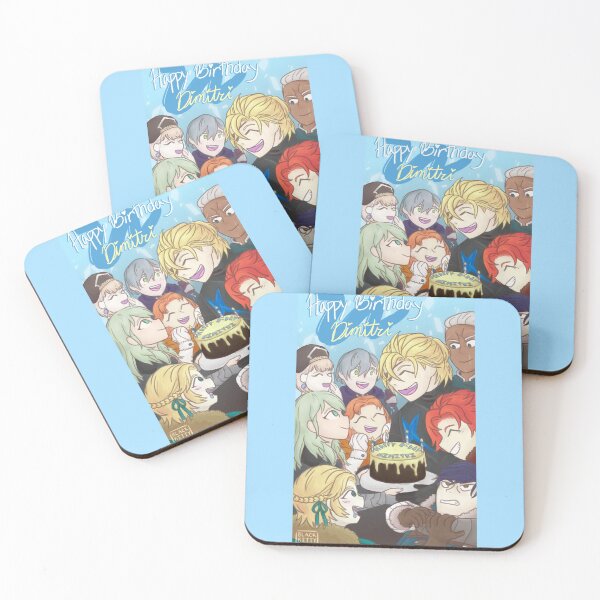 Item preview, Happy Birthday Dimitri (Fire Emblem: Three Houses) designed and sold by Blackkittypet.