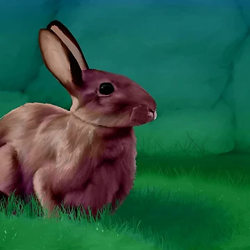 Artwork thumbnail, Rad Red Rab by A. Frenchi Rabbit