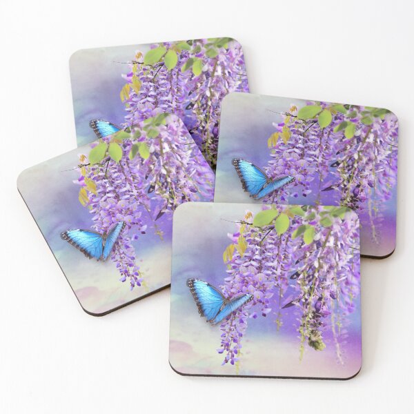 Item preview, Butterfly on Wisteria designed and sold by MoragBates.