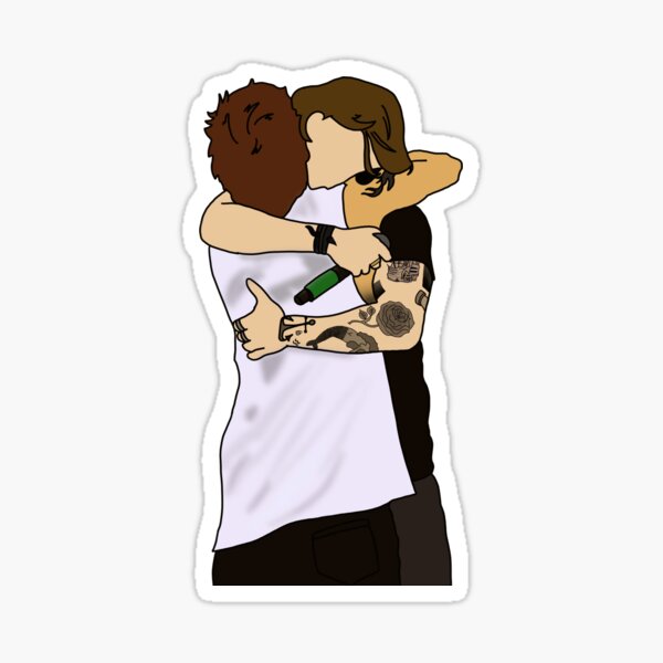 LARRY HUG Sticker