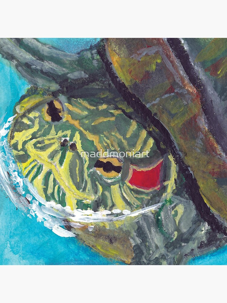 Red Eared Slider by maddmoniart