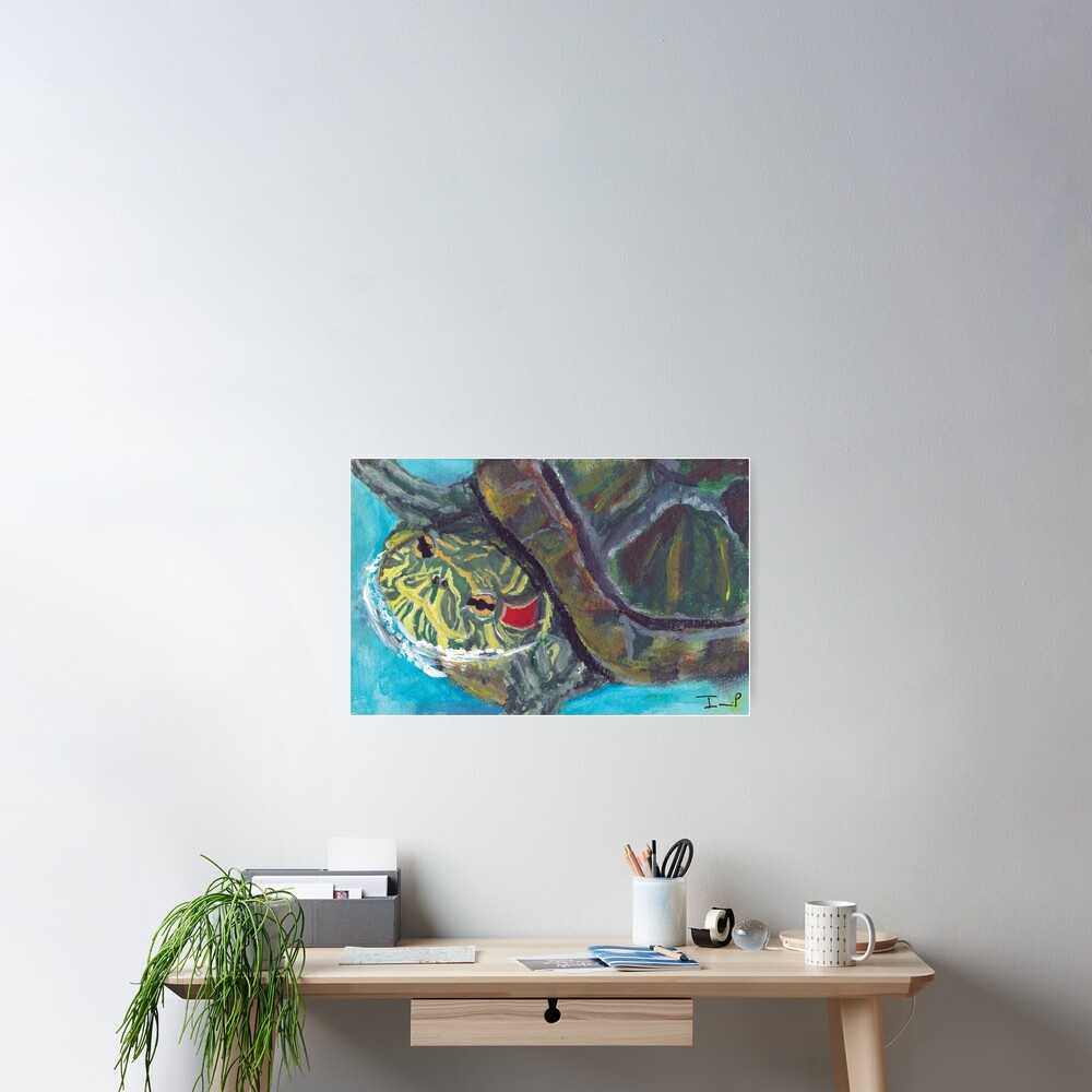 Red Eared Slider Poster