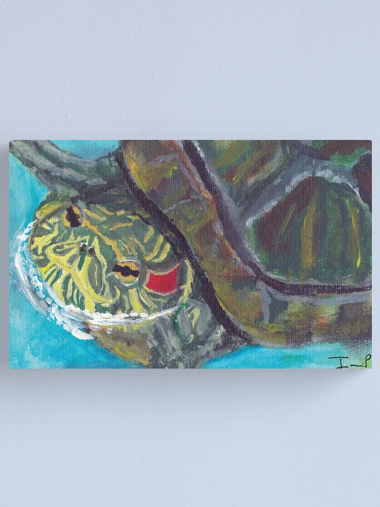 Alternate view of Red Eared Slider Canvas Print