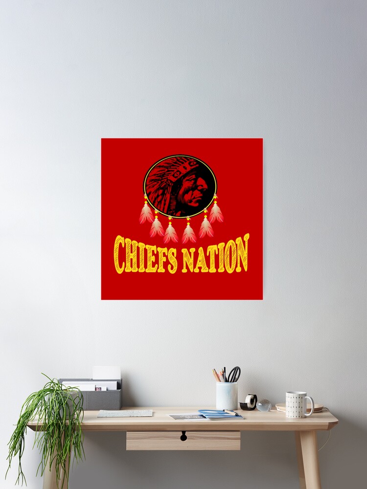 Thumbnail 1 of 3, Poster, Chiefs Nation Missouri Football Fan Gift designed and sold by KCSportswear.
