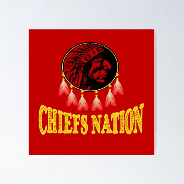Chiefs Nation Missouri Football Fan Gift Poster