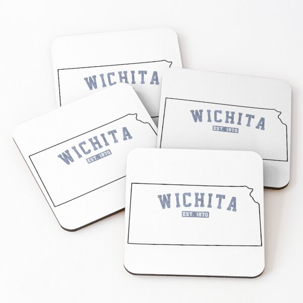 Wichita, Kansas Coasters (Set of 4)