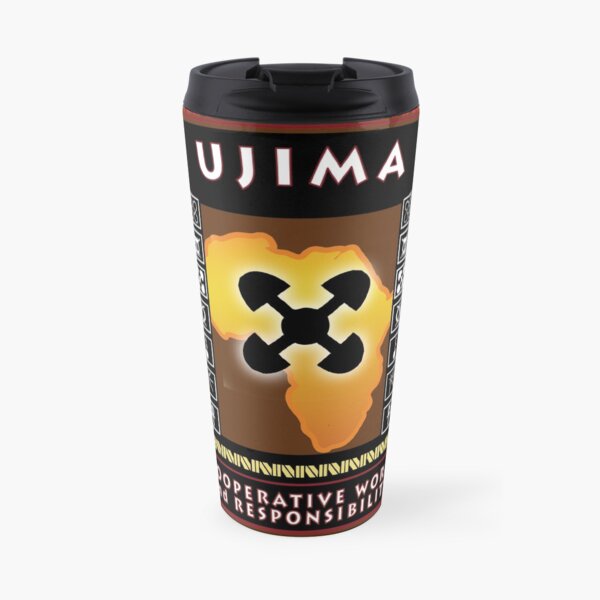 Nguzo Saba UJIMA Travel Mug