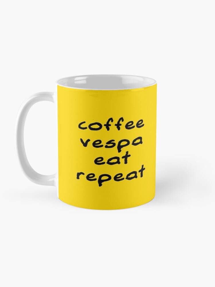 Alternate view of Coffee Vespa Eat Repeat Mug