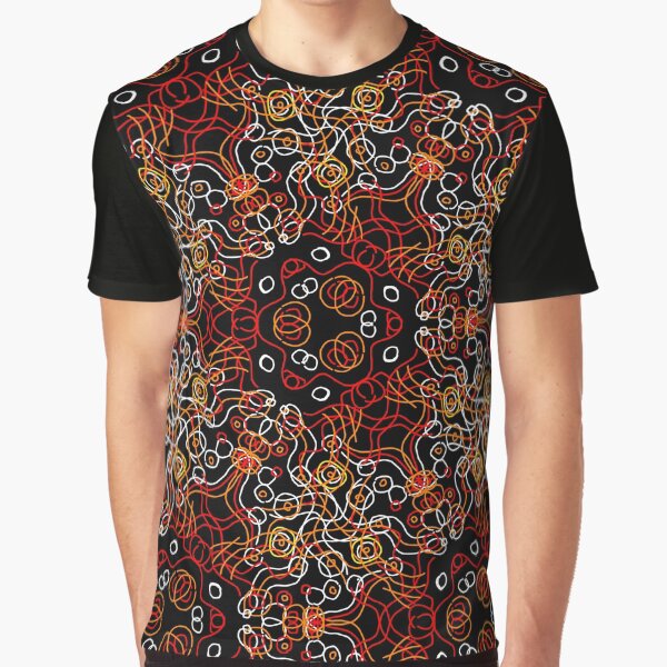 Explosion of colored lines Graphic T-Shirt