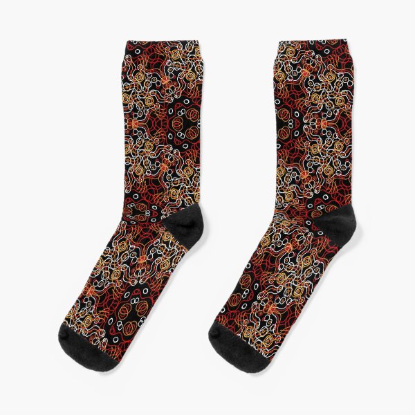 Explosion of colored lines Socks