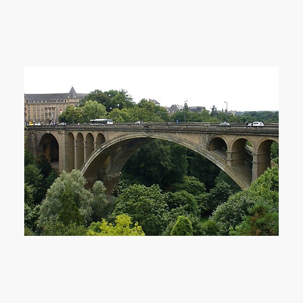 Luxembourg - Adolphe Bridge Photographic Print