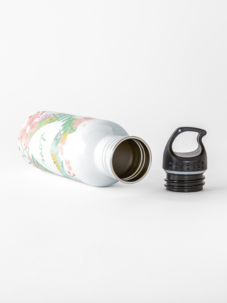 Alternate view of Love flowers Water Bottle