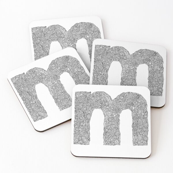 Item preview, lowercase m designed and sold by brigidmary.