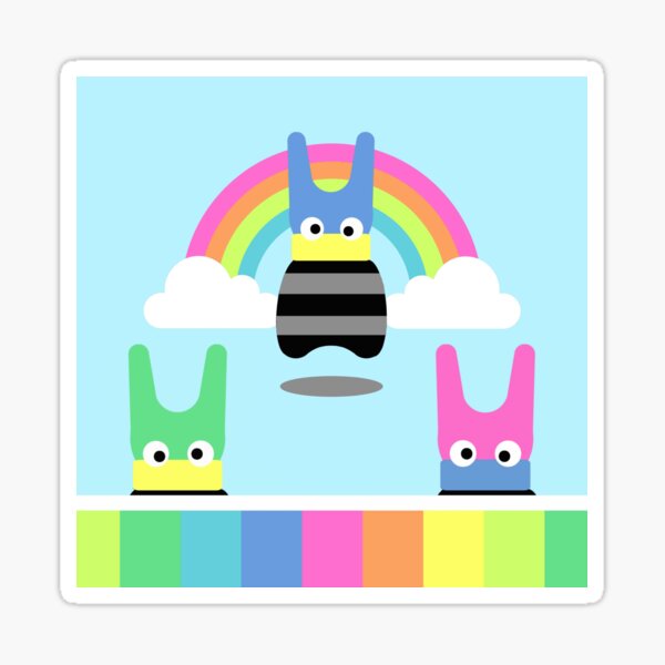 little monsters Sticker