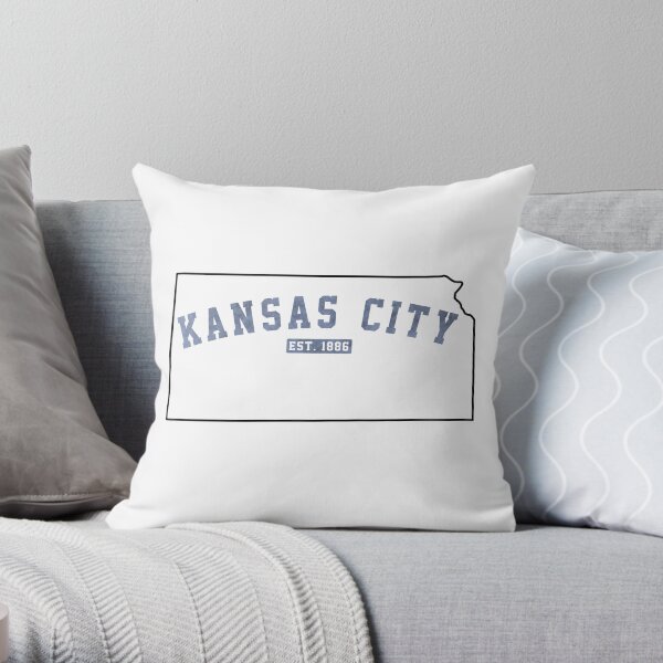 Kansas City, Kansas Throw Pillow