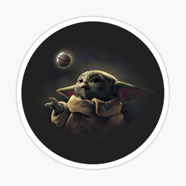 The baby with ball 2 Sticker