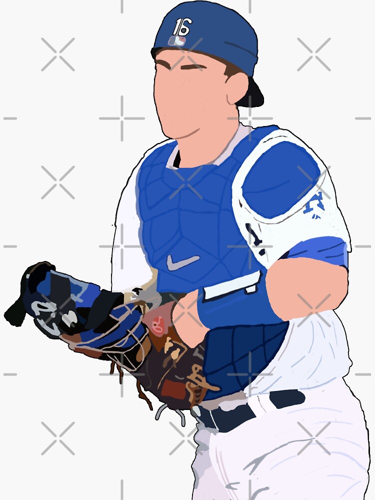 Will Smith LA Dodgers Catcher - Baseball Catcher - Posters and Art Prints