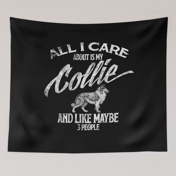 Item preview, Collie Cute Dog Puppies Vintage Design Print Love Animals designed and sold by Flying Jake.
