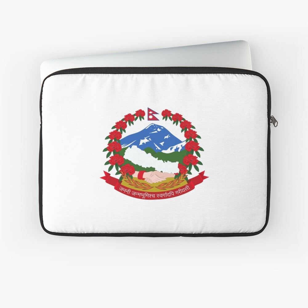 "Coat of Arms of Nepal " Laptop Sleeve by abbeyz71 Redbubble