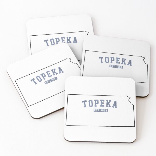 Topeka, Kansas Coasters (Set of 4)