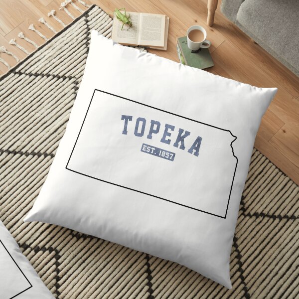 Topeka, Kansas Floor Pillow